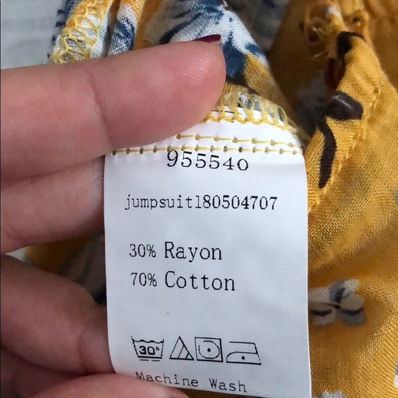 SHEIN floral jumpsuit - Picture 4 of 4